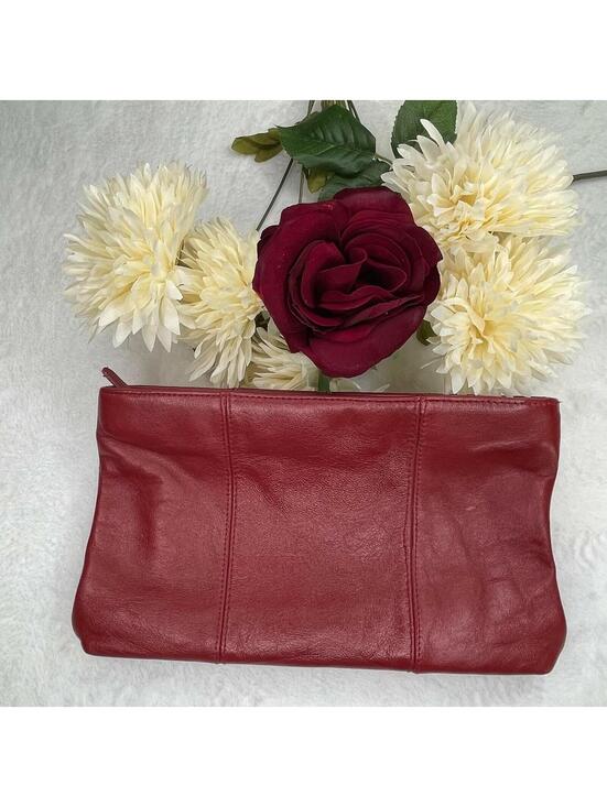 Handbags - Vintage Kaela Purse Handbag Pocketbook Satchel Red Burgundy